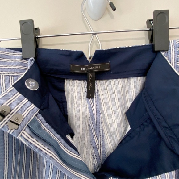 BCBG MaxAzria Sutton Striped Wide Leg Pant - Picture 8 of 10